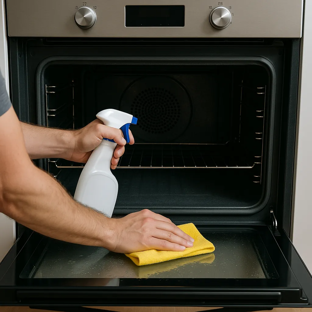 Professional oven cleaning service